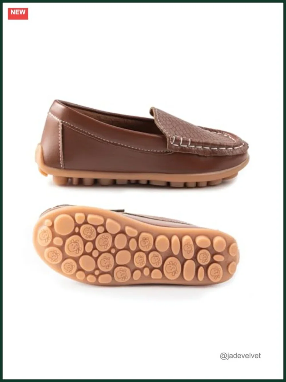 Boys Girls Loafers Dress Flats Slip-On Oxford Casual Mocc School Walking Boat
